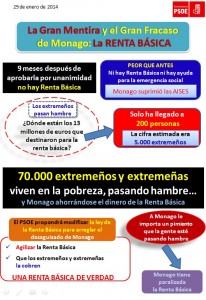 La Gran Mentira y el Gran Fracaso de Monago. La Renta Básica