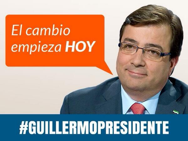 El cambio empieza hoy con Guillermo Fernández Vara