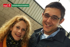 Celia Caletrio y Eduardo Madina