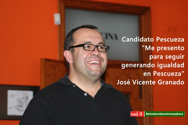 José Vicente Granado: «Me presento para seguir generando igualdad en Pescueza»