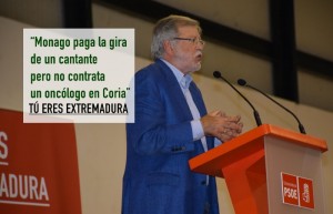 Juan Carlos Rodríguez Ibarra en Zarza la Mayor