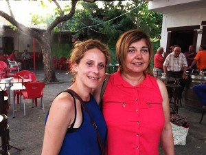 Celia Caletrio con Charo Cordero