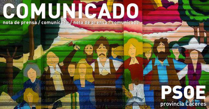 Comunicado PSOE provincia de Cáceres