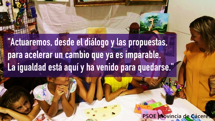 Blanca Martín: “Llevaremos la igualdad hasta niveles desconocidos en Extremadura»