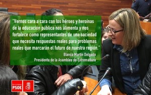 Blanca Martín y la Educación Pública