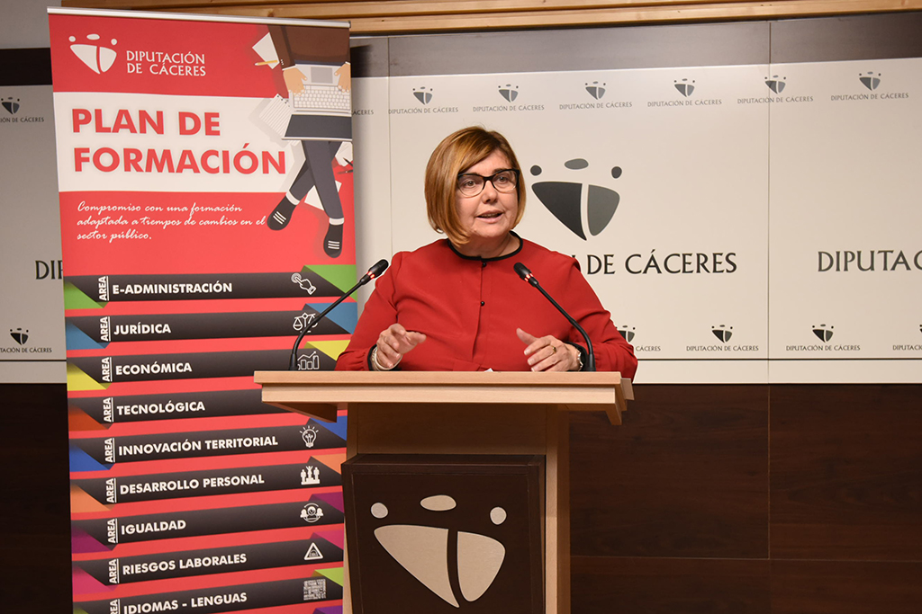2.152 empleados públicos se beneficiarán de las 124 acciones formativas que contempla el Plan de Formación 2018 de la Diputación de Cáceres