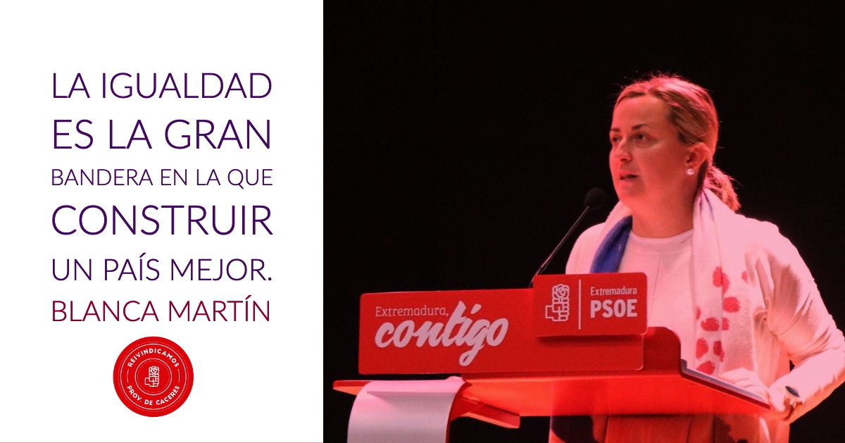 Blanca Martín: «Construir igualdad»