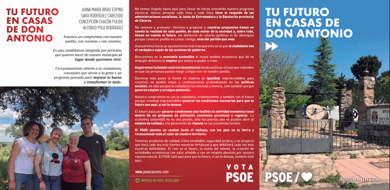 Nani Brias: El PP ha destrozado Casas de Don Antonio