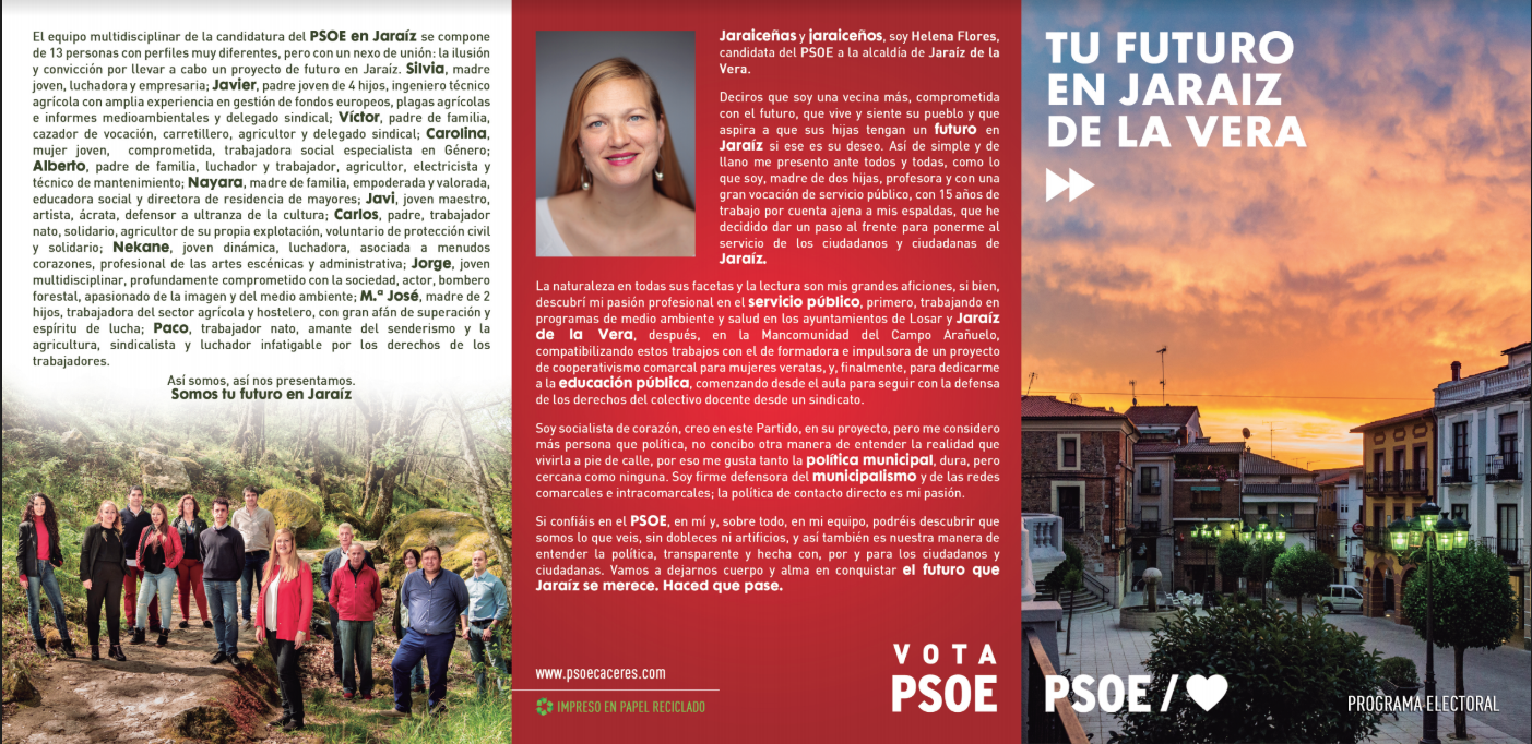 Helena Flores: Potenciaremos el relevo generacional en las explotaciones agroganaderas de Jaraíz de la Vera