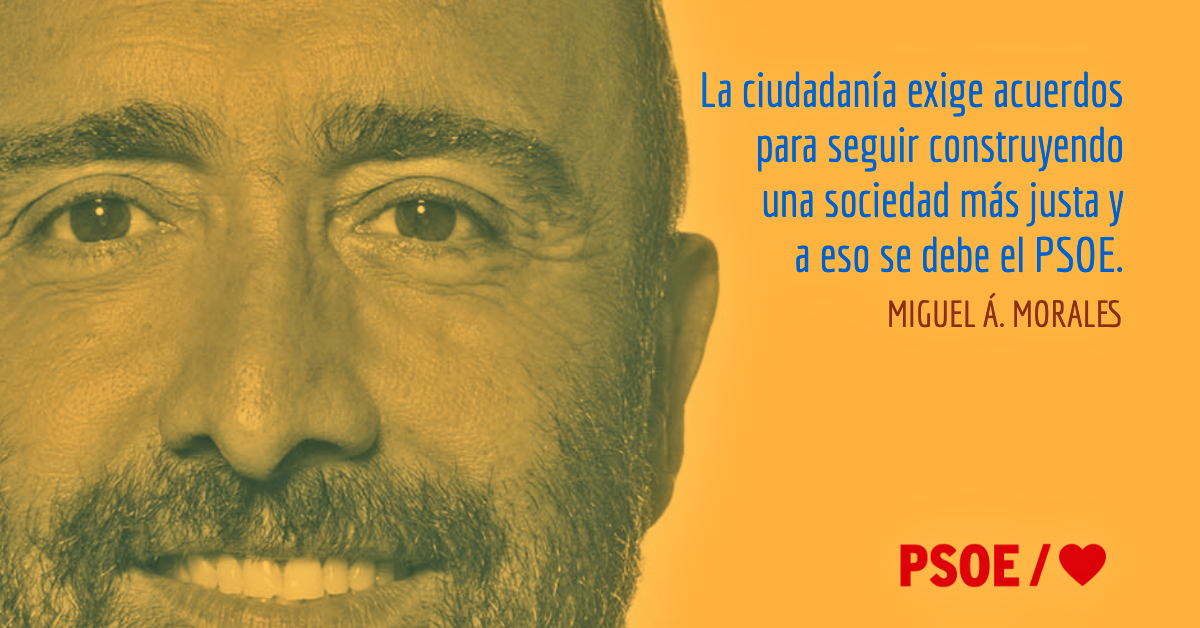 Miguel Á. Morales: «Acordar por la ciudadanía»