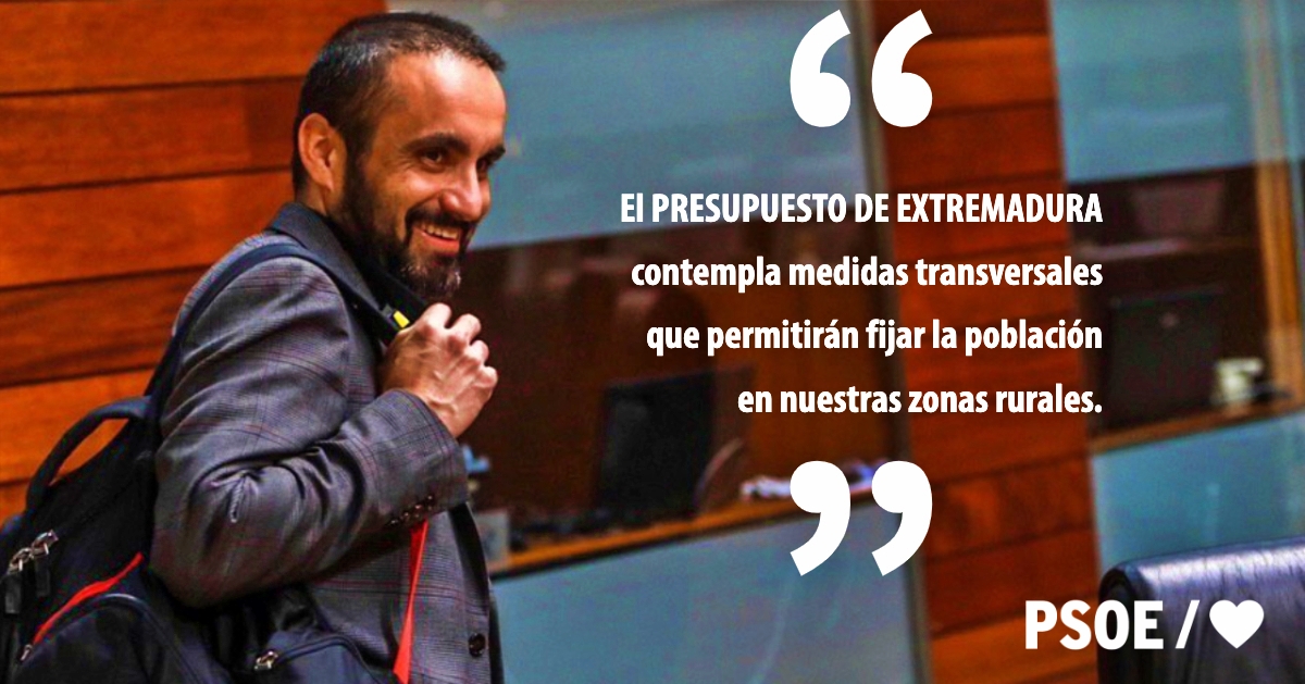 Eduardo Béjar: «Presupuestos de la Junta de Extremadura 2020»