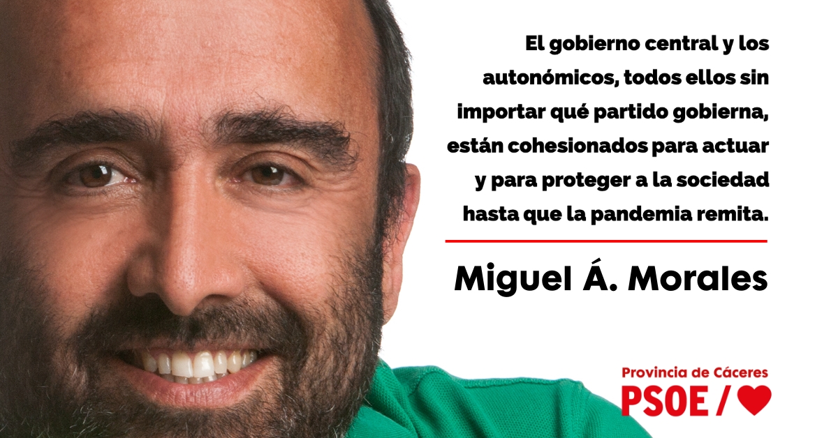 Miguel Á. Morales: «Un paso al frente»