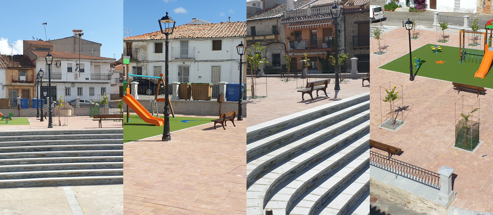 El Plan Activa de la Diputación hace que Deleitosa estrene la Plaza de España adaptada para poder realizar actividades y eventos