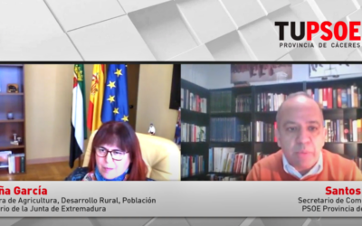 Begoña García: «En Pinofranqueado nació el primer cortafuegos productivo financiado íntegramente por la Consejería»