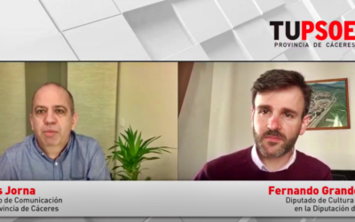 Fernando Grande: «Nuestro objetivo es llevar la cultura a todos los municipios de la provincia de Cáceres»