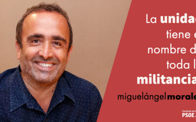 Miguel Á. Morales: «No me debo a nadie más que a la militancia del PSOE»