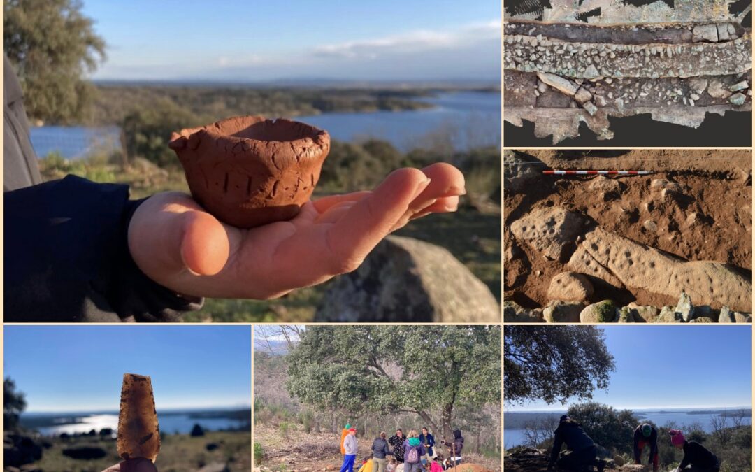 Quince metros de muralla salen a la luz en el yacimiento de Castillejo de Villasbuenas de Gata