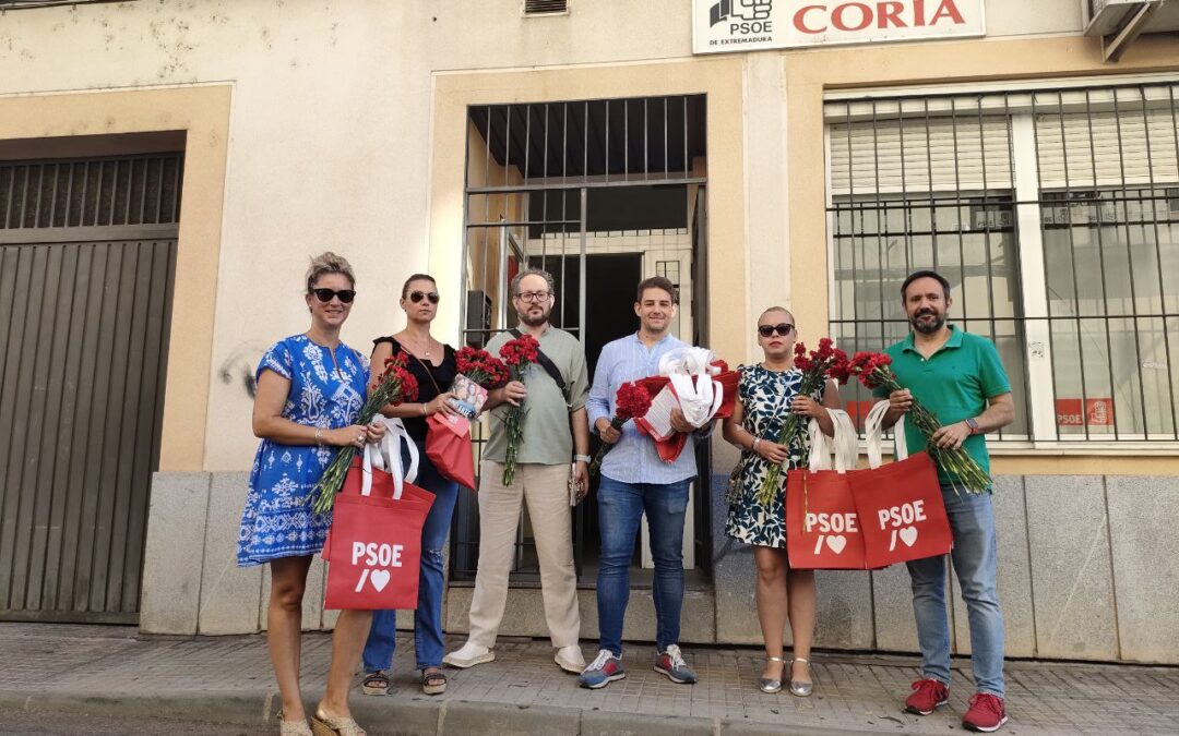 Candidatas y candidatos socialistas por la provincia de Cáceres piden el voto al PSOE frente a un PP que “aún no ha explicado a la ciudadanía cuáles son sus propuestas”
