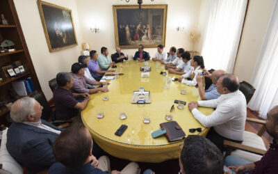 Miguel Á. Morales recibe a una delegación de autoridades latinoamericanas en el marco del programa europeo de cooperación ADELANTE 2