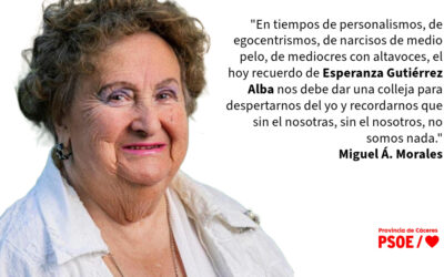 Miguel Á. Morales: Una mujer imprescindible