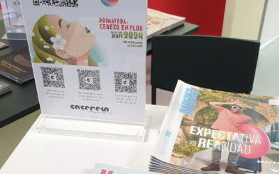 La provincia de Cáceres se promociona en la Feria B-Travel de Barcelona, con el Valle del Jerte y el Cerezo en Flor como protagonistas