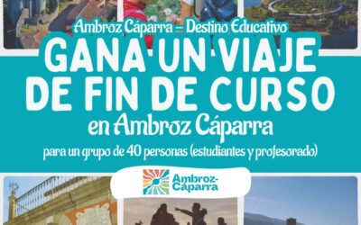 Diputación de Cáceres lanza un sorteo de viaje de fin de curso en su Campaña de Promoción de Turismo Educativo en Ambroz-Cáparra