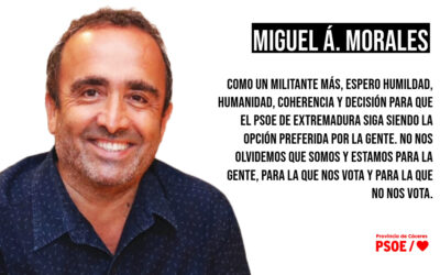 Miguel Á. Morales: Militancia