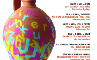 Gargantilla inicia la 9ª edición de “Muro Crítico”, que dejará su impronta en 7 municipios cacereños con 21 murales de arte urbano