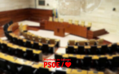 La provincia de Cáceres en la Asamblea de Extremadura: intervención de nuestros diputados en el Pleno 26