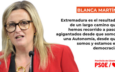 Blanca Martín: Extremadura, una tierra para quedarse