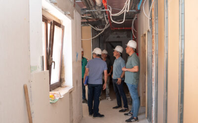 Se avanza en las obras de La Hospedería La Serrana de Piornal para sacar su gestión a licitación