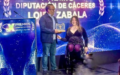 Loida Zabala reconocida con el Premio Diputación de Cáceres en los X Premios Internacionales “Patrocina un Deportista”