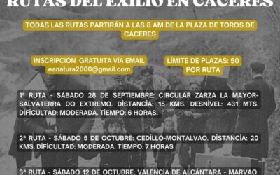 La Diputación de Cáceres organiza rutas senderistas transfronterizas para dar a conocer el recorrido de los exiliados cacereños hacia Portugal durante la Guerra Civil