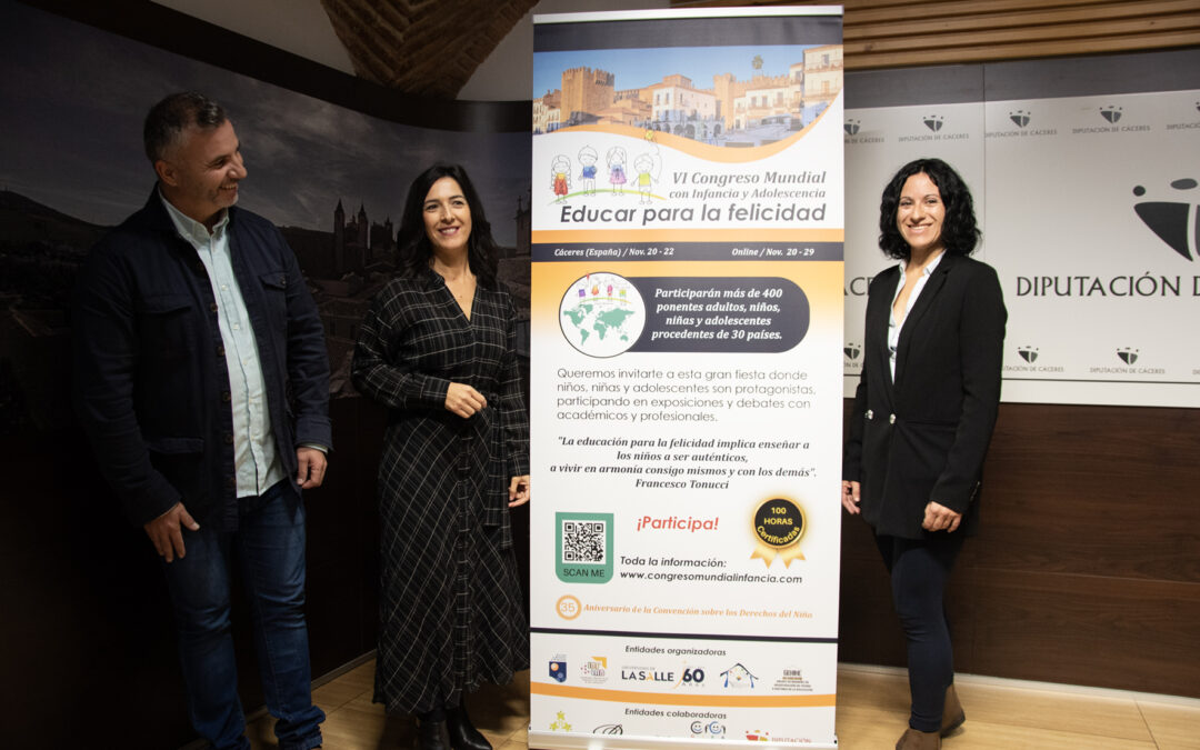 Esther Gutiérrez destaca la importancia del Congreso Mundial con Infancia y Adolescencia que se celebrará en el Complejo San Francisco