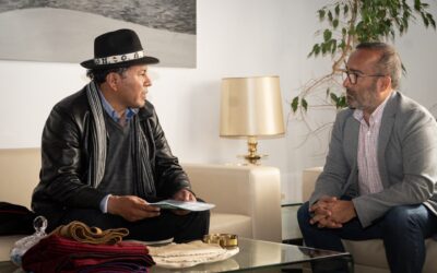 Miguel Á. Morales estrecha lazos con Bolivia reuniéndose con el presidente de la Federación de Asociaciones Municipales de Bolivia