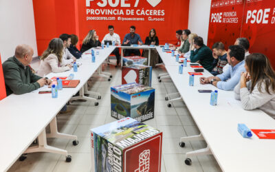 Primera reunión del Consejo Territorial del PSOE de la provincia de Cáceres