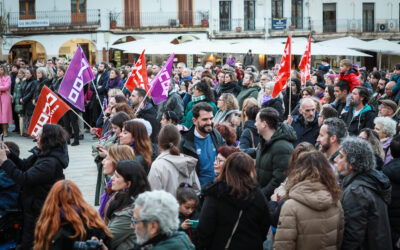 El PSOE de la provincia de Cáceres se volcó este #8M, a pie de calle, para reivindicar la agenda feminista