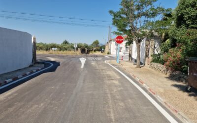 Diputación de Cáceres renueva la vía pública principal de Conquista de la Sierra