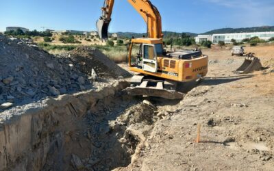 ACUAES inicia las obras del Colector  Universidad, en Cáceres