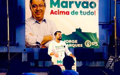 Álvaro Sánchez Cotrina participa en el acto final de campaña del Partido Socialista portugués en Marvão