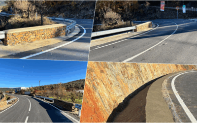 Acondicionada la carretera que une Casar de Palomero con La Pesga, pasando por Rivera Oveja