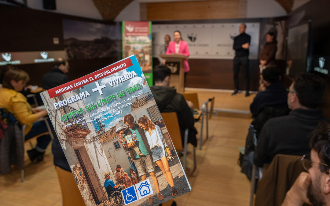 Diputación saca el programa “Más Vivienda” para la ayuda al alquiler y accesibilidad en municipios con menos de 10.000 habitantes