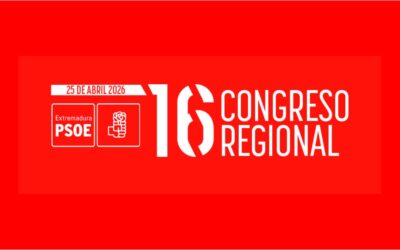 Calendario 16 Congreso Regional Extraordinario del PSOE Extremadura