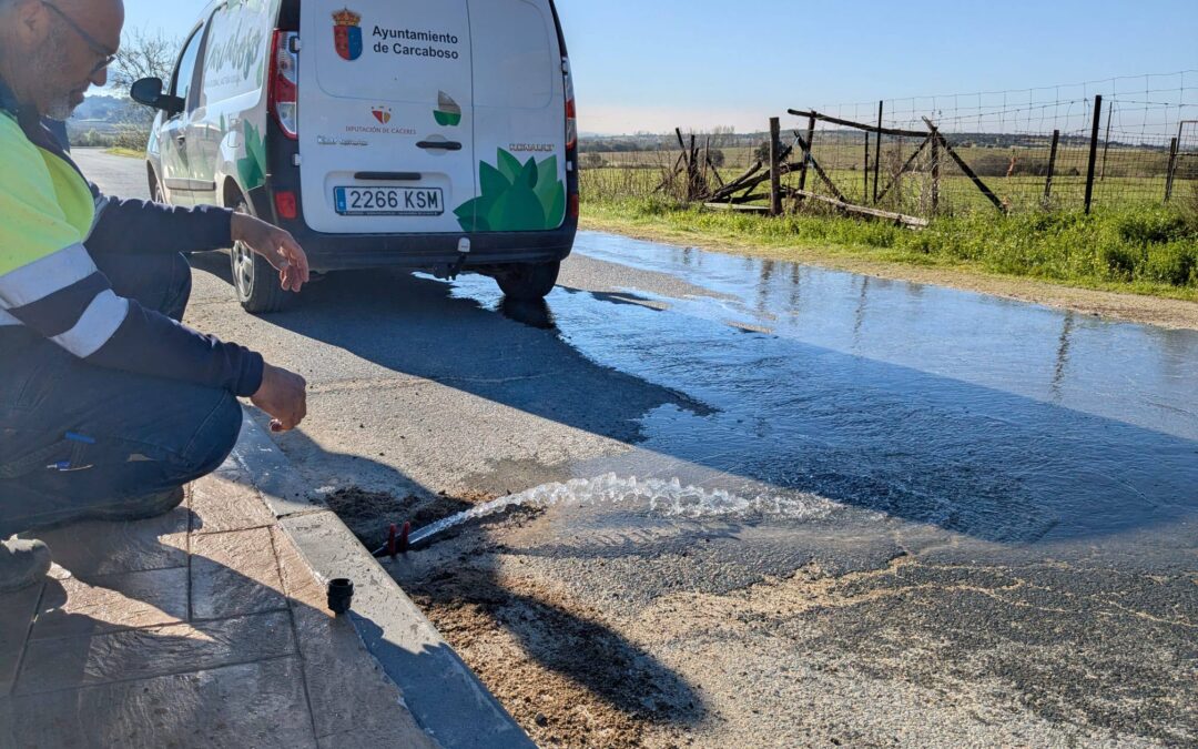 La Diputación de Cáceres refuerza el abastecimiento de agua en Valderrosas con una solución técnica definitiva