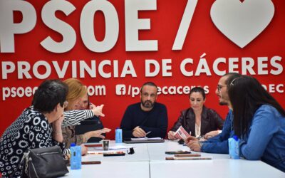 El PSOE de la provincia de Cáceres continúa con el desarrollo de su agenda política y orgánica