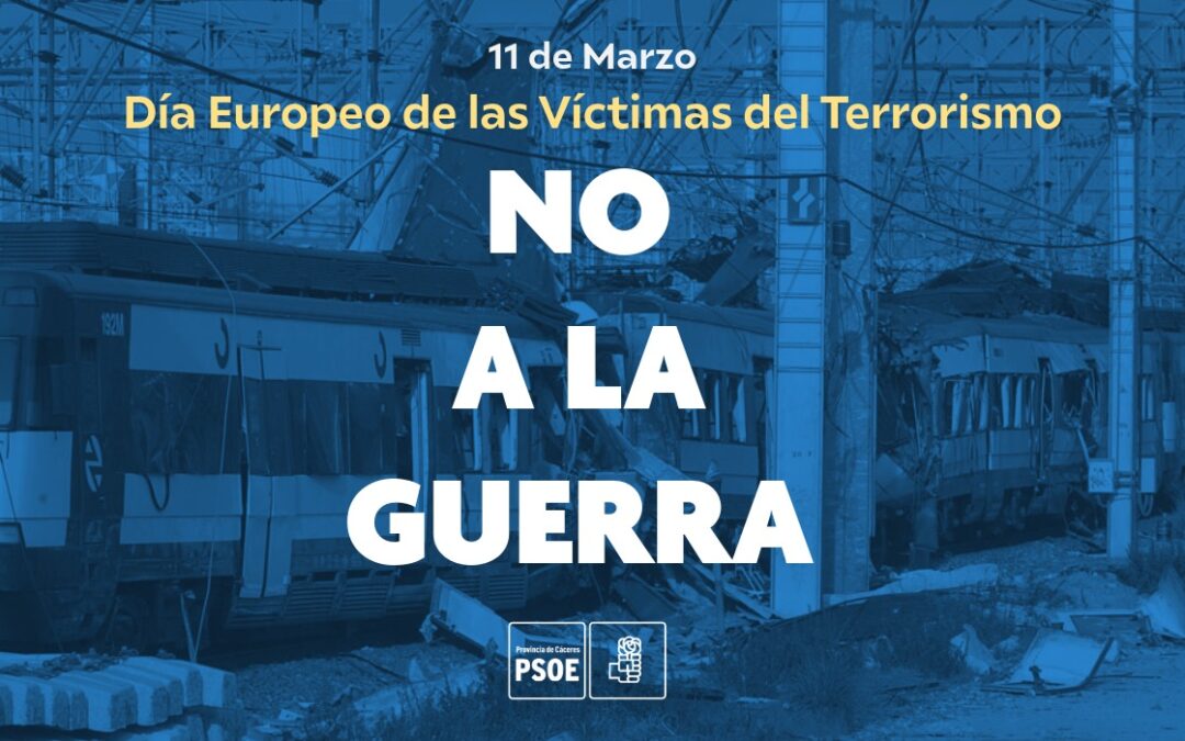 11 de marzo | Día Europeo en Memoria de las Víctimas del Terrorismo