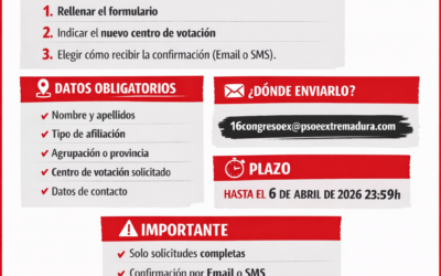 Si no estás en tu centro de votación, puedes pedir el VOTO DESPLAZADO