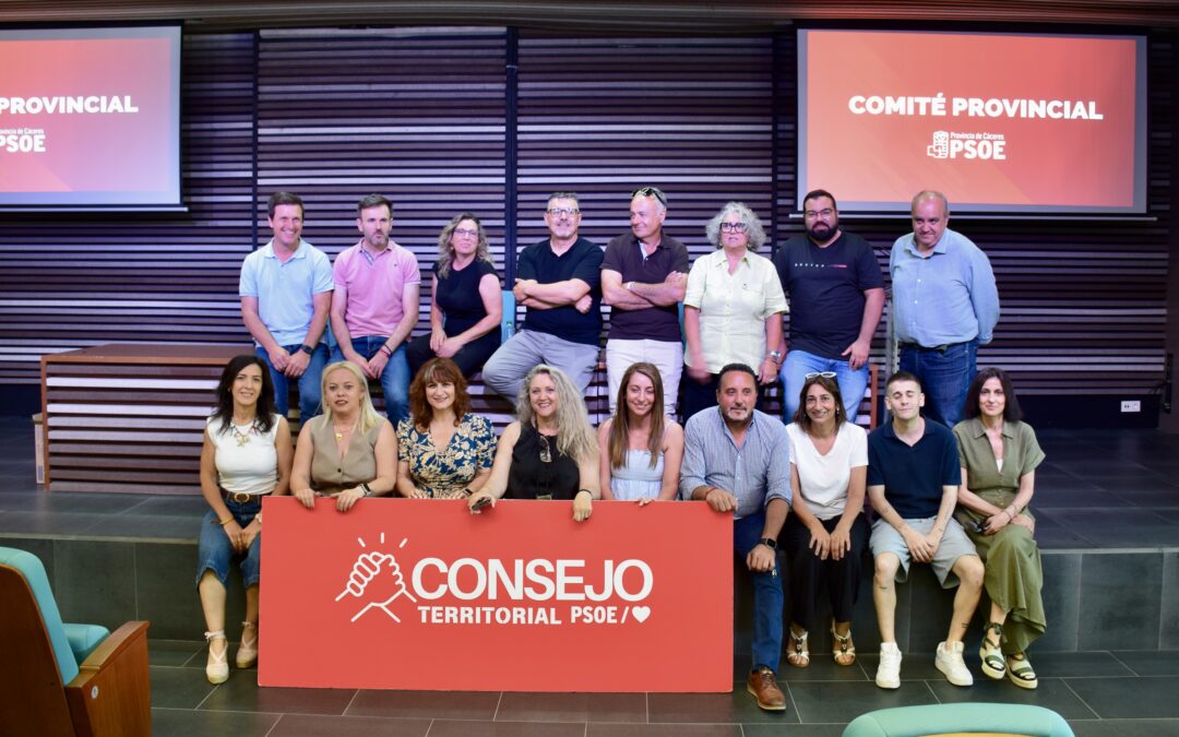 El Comité Provincial del PSOE de Cáceres aprueba el calendario del Congreso Extraordinario