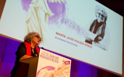 María José Pulido recibe el Premio a la Igualdad Margarita Nelken por toda una vida de compromiso con los derechos de las mujeres