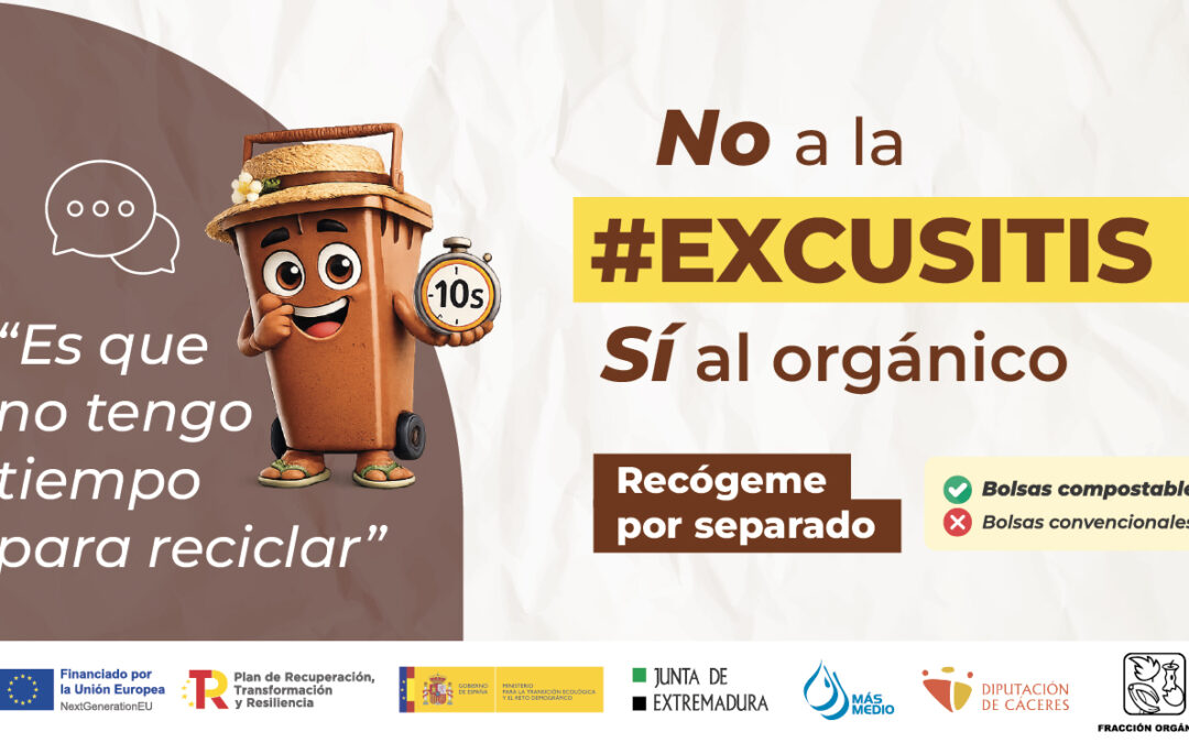 El Consorcio MásMedio impulsa una campaña de concienciación para fomentar la recogida selectiva de residuos orgánicos en 109 municipios